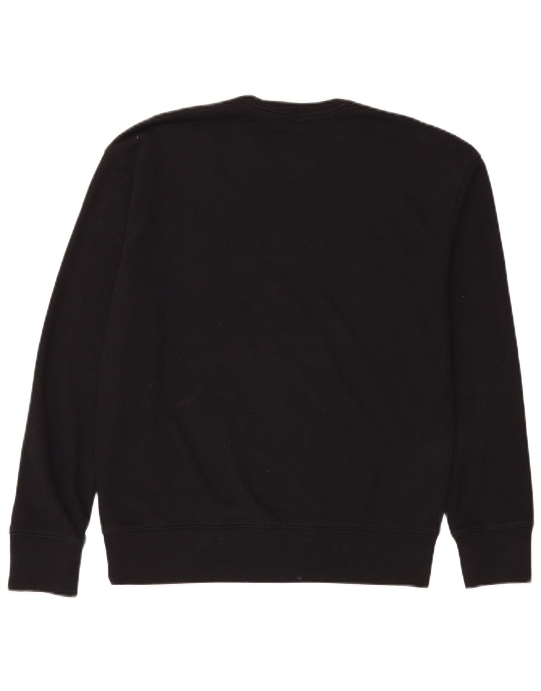 Felpa grafica da uomo Hollister Maglione piccolo cotone nero