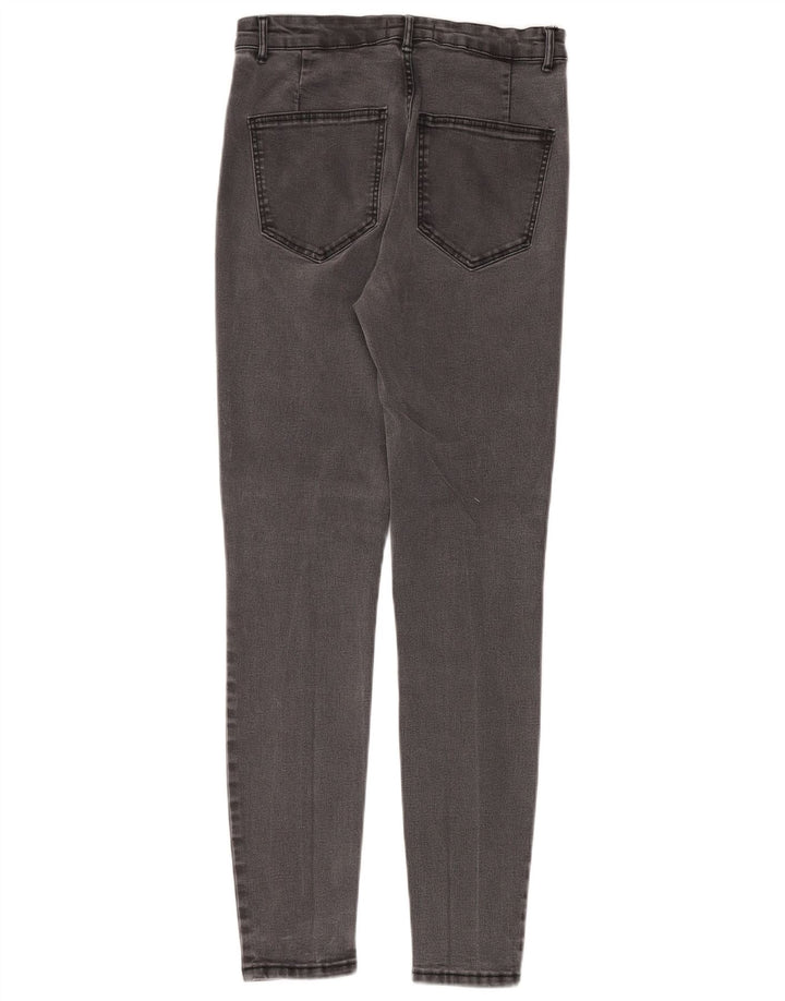 Jeans skinny da donna Zara EU 40 medio W30 L28 cotone grigio