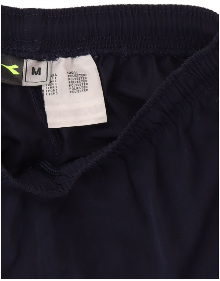 Pantaloncini sportivi Diadora da uomo medio blu navy in poliestere
