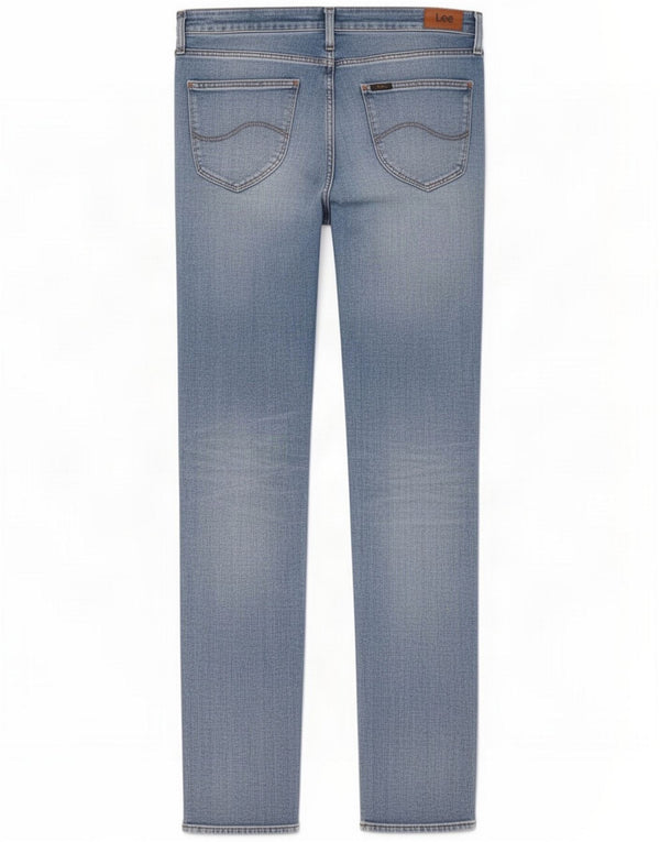 Jeans Lee slim effetto consumato da donna W32 L32 blu cotone