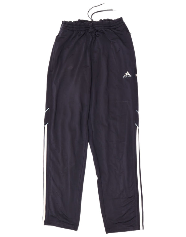 Pantaloni da tuta da uomo Adidas Large in poliestere blu navy