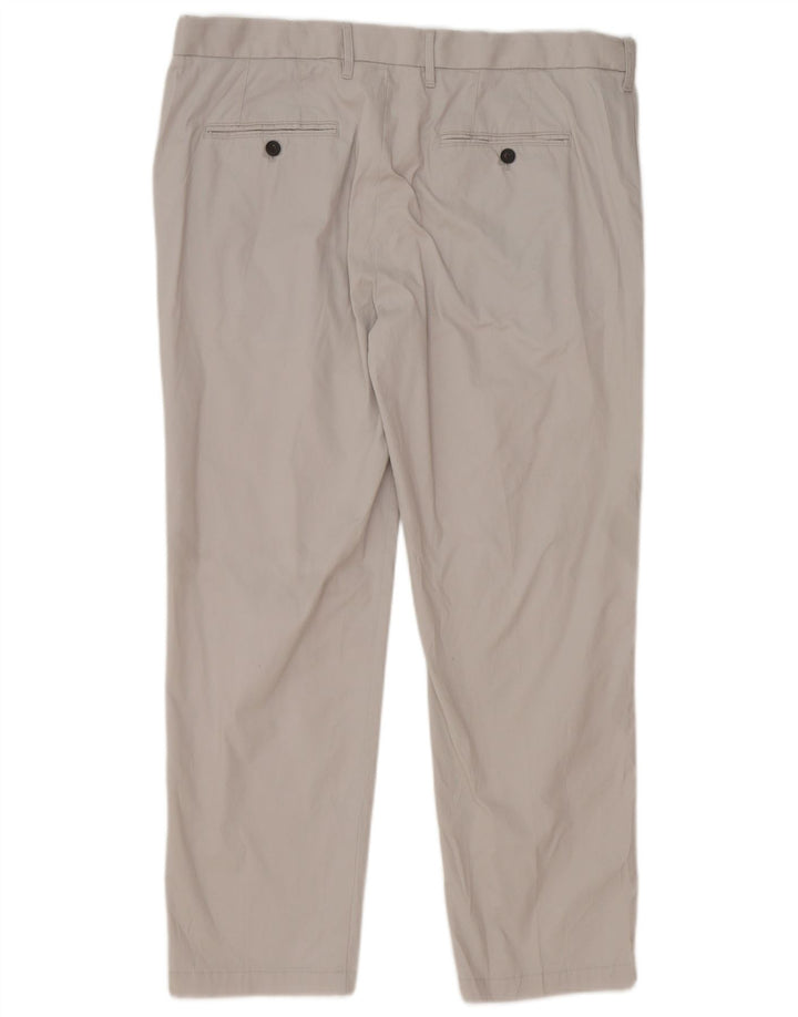 Pantaloni chino vestibilità regolare da uomo Marks & Spencer W38 L29 cotone grigio