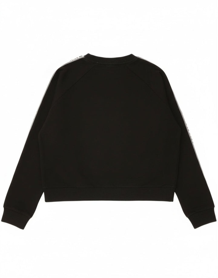 Felpa oversize con grafica da donna di Vans, maglione UK 10, piccola, cotone nero