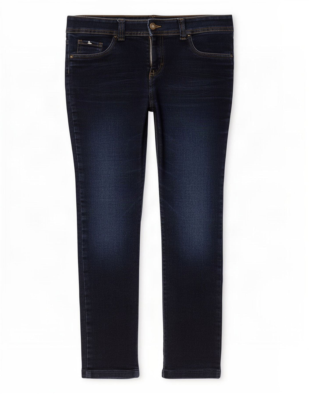 Jeans slim da donna Lee US 9 medio W30 L26 cotone blu navy