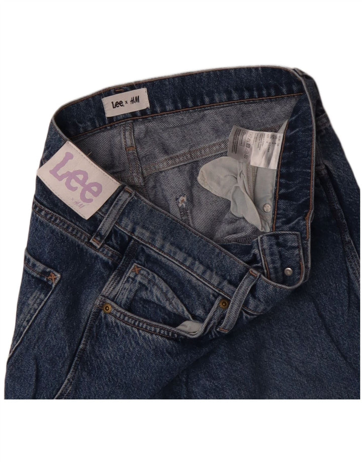 Jeans dritti da donna LEE US 4 piccoli W30 L31 cotone blu