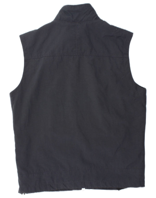 Gilet grafico da donna Woolrich UK 14 medio blu navy