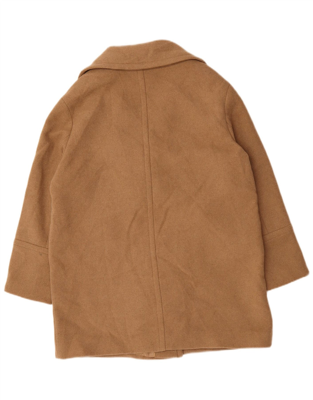 Cappotto da caban oversize da donna Marks & Spencer UK 14 Large Beige Lana