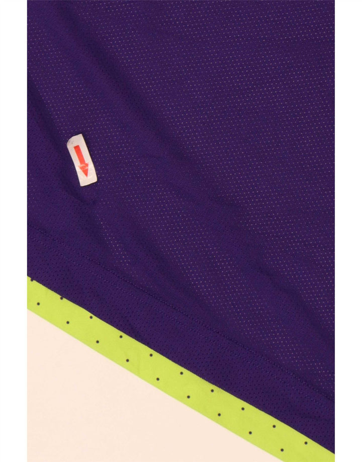 Nike - Maglietta grafica da uomo Dri Fit, grande, in poliestere geometrico viola
