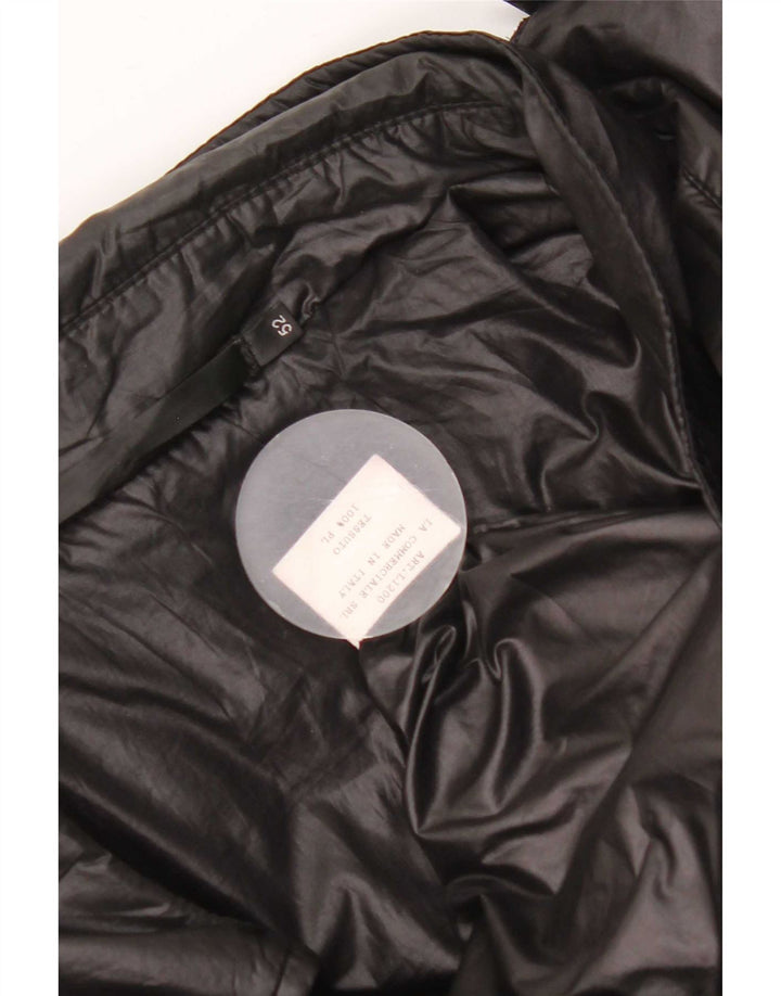 Giacca imbottita militare vintage da uomo IT 52 XL poliestere nero