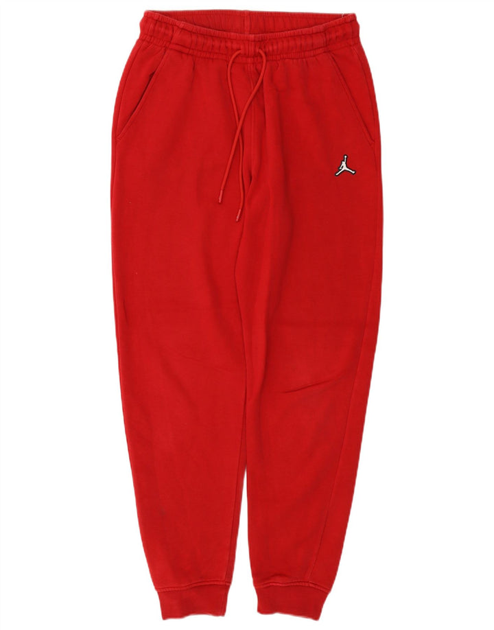 Pantaloni da tuta da uomo Jordan Joggers piccoli in cotone rosso