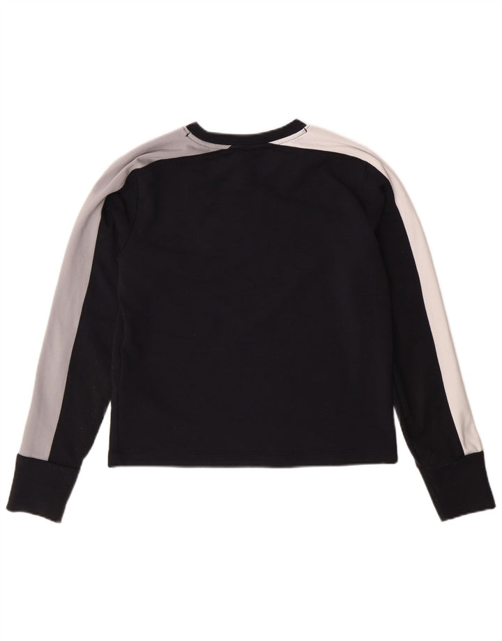 Maglia UNDER ARMOUR da donna a maniche lunghe, vestibilità ampia, UK 6 XS, colore nero