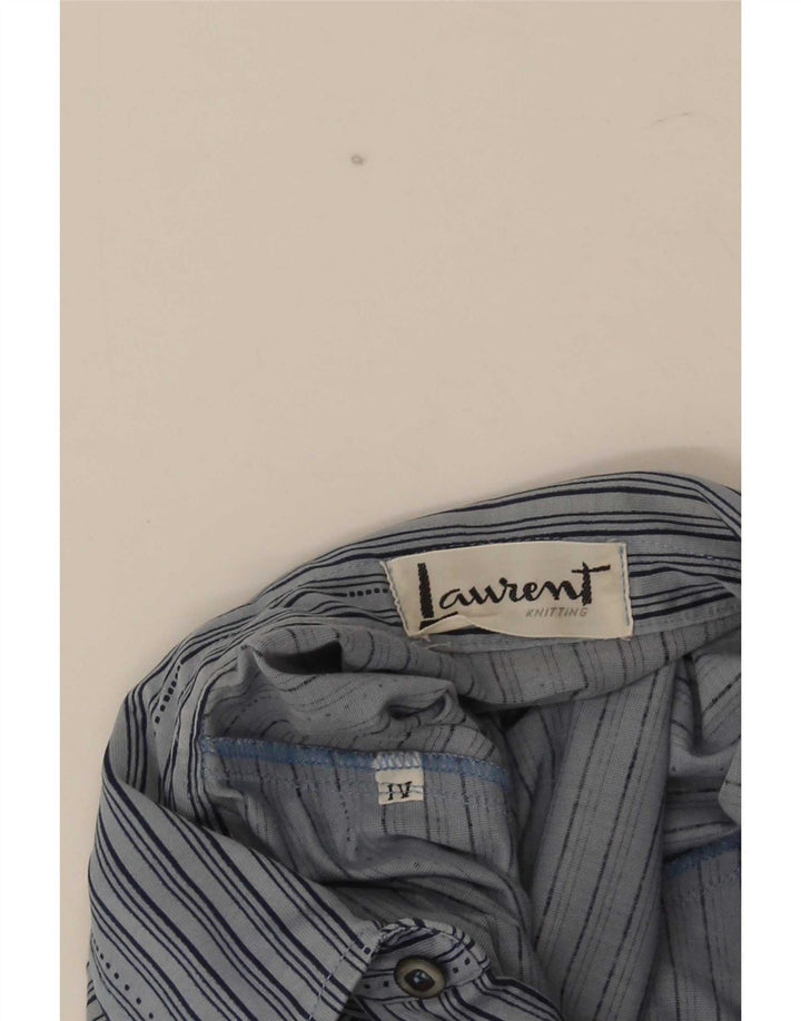 Polo Laurent da uomo piccola a righe blu