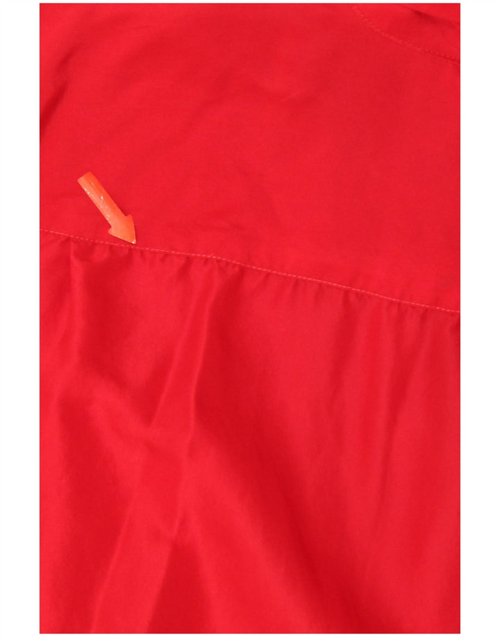 Camicetta camicia vintage da donna EU 38/40 rossa media