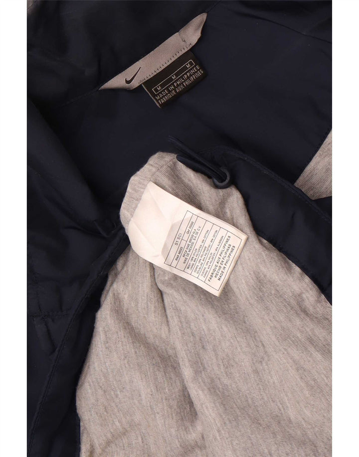 Giacca antipioggia da uomo Nike UK 38 media nylon blu navy