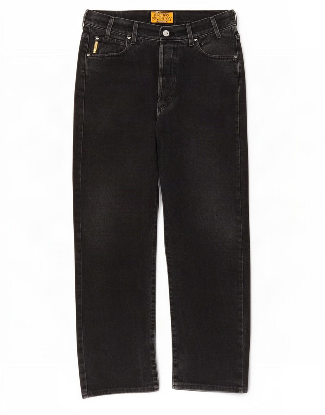 Jeans dritti da uomo Armani W32 L33 cotone nero