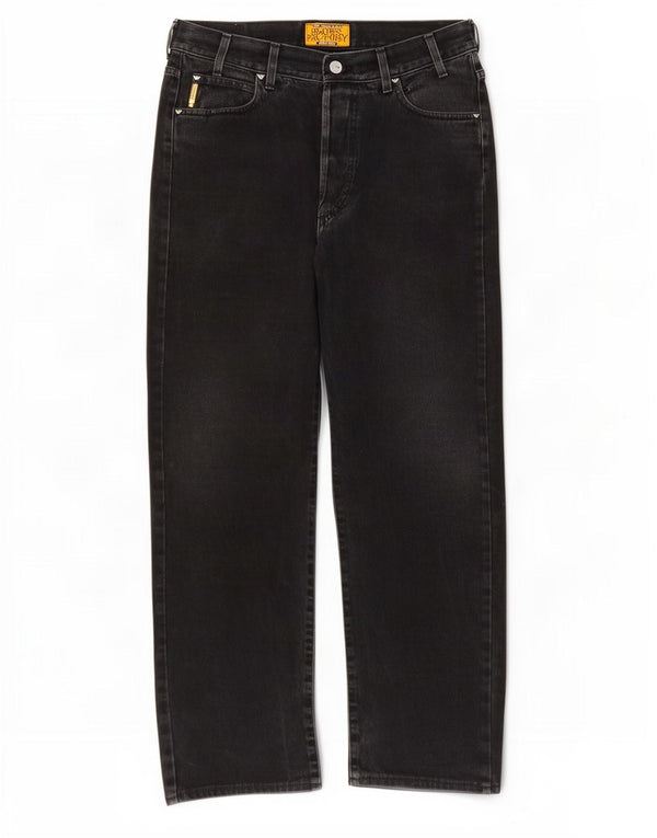 Jeans dritti da uomo Armani W32 L33 cotone nero