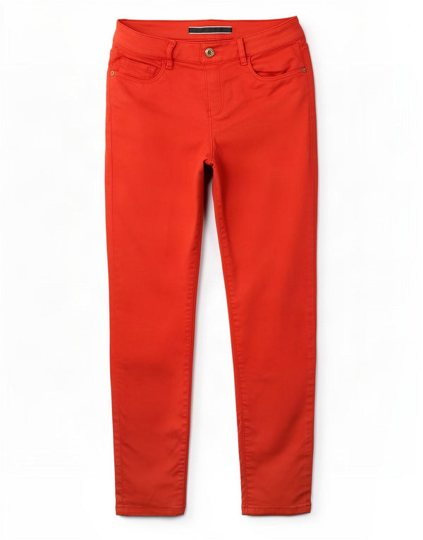 Jeans skinny da donna Massimo Dutti EU 38 Small W28 L24 Cotone rosso