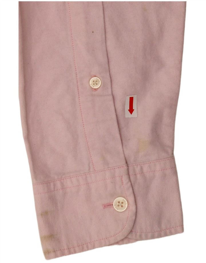 Camicia Hollister da uomo Small in cotone rosa