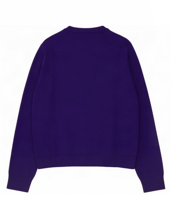 Maglione cardigan da donna J. Crew UK 20 2XL cotone viola