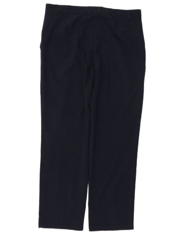 Pantaloni casual da donna Marks & Spencer UK 12 medi W32 L28 Blu navy