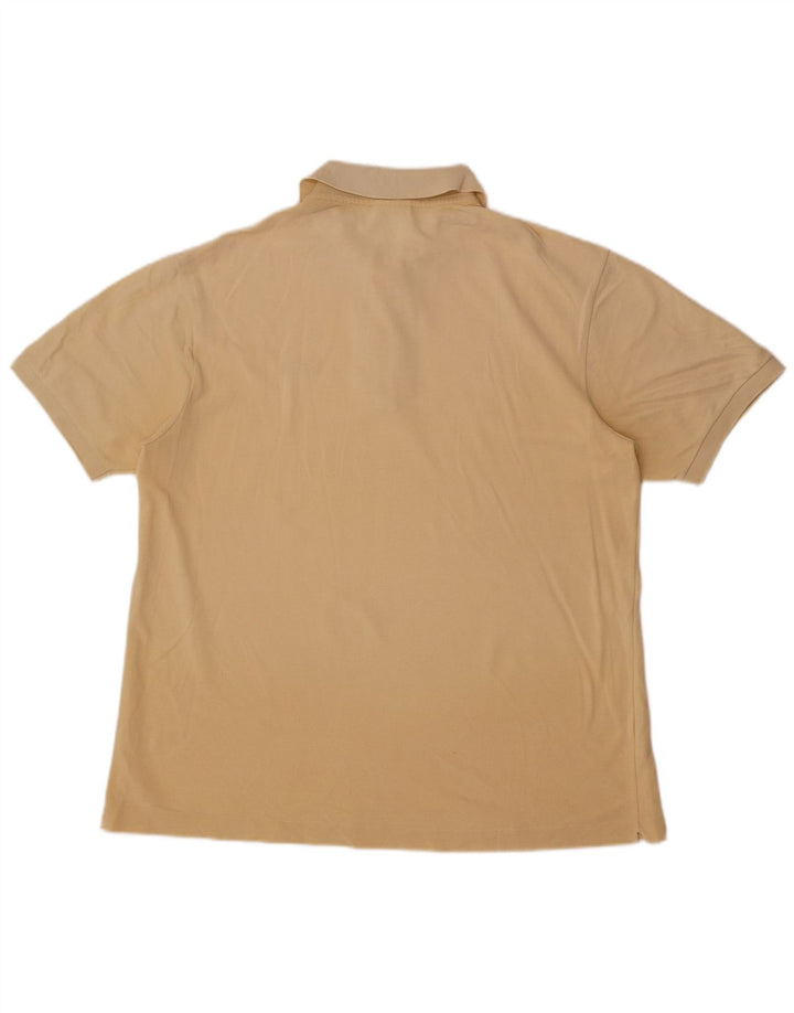 Polo da uomo Lacoste taglia 6 XL in cotone beige