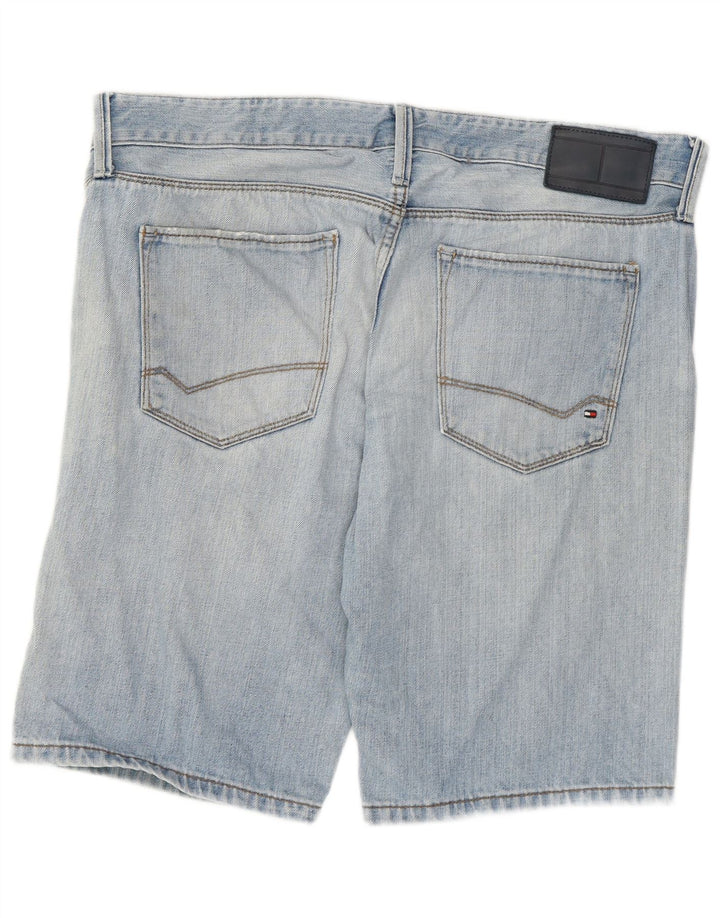 Pantaloncini di jeans da uomo Tommy Hilfiger W36 grande cotone blu