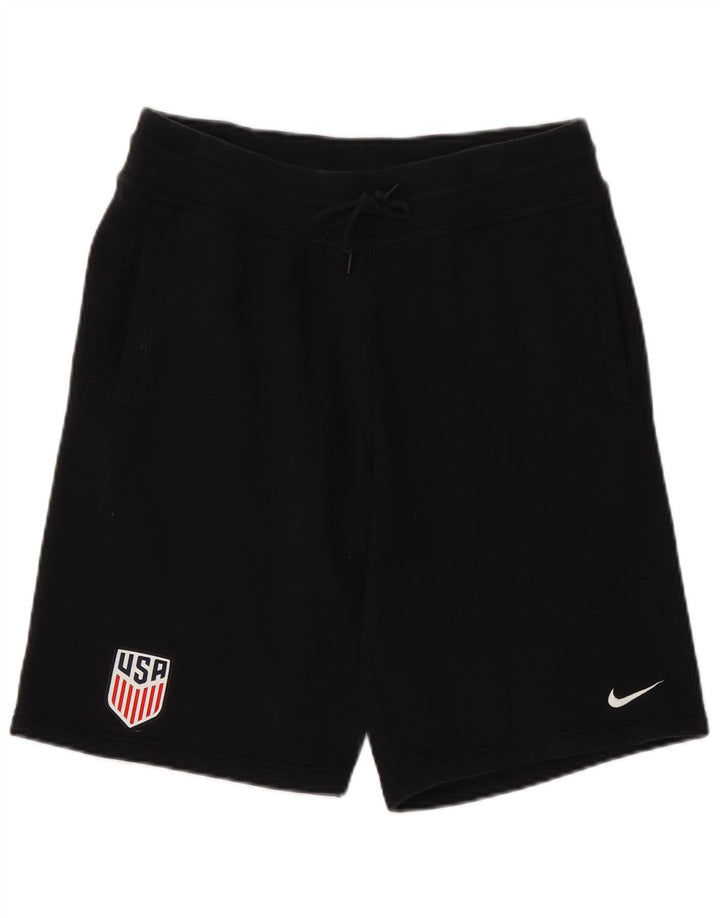 Pantaloncini sportivi Nike da uomo, cotone medio nero
