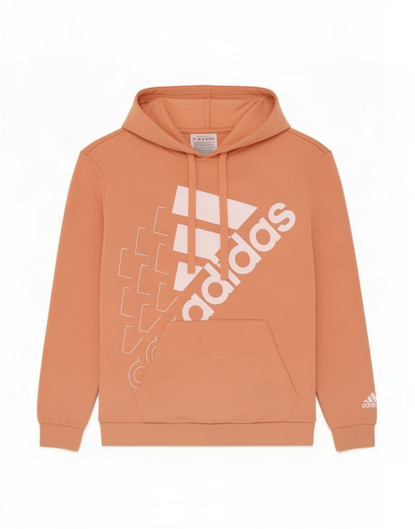 Felpa con cappuccio grafica da donna Adidas UK 4/6 XS cotone rosa