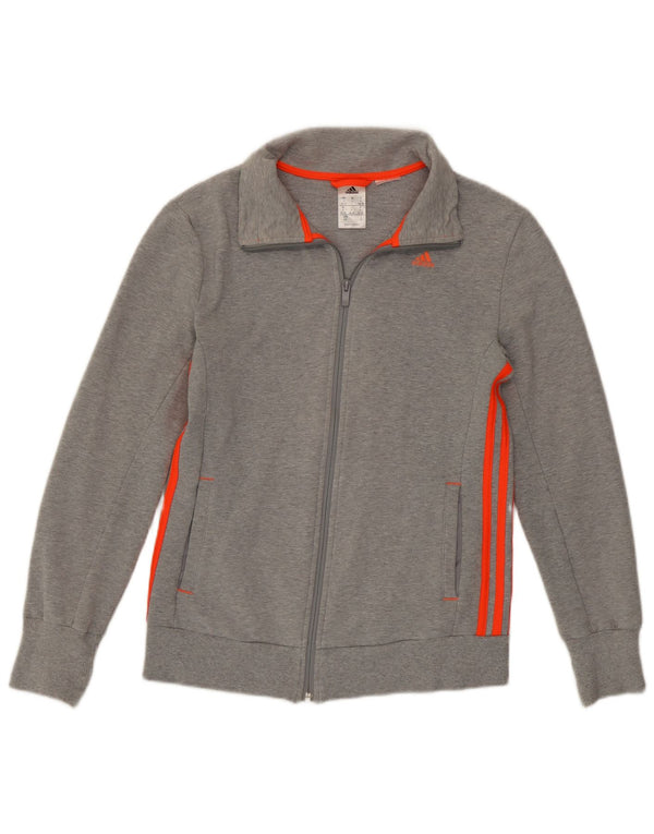 Tuta intera Adidas Climalite da donna UK 8/10 Small Cotone chiazzato grigio