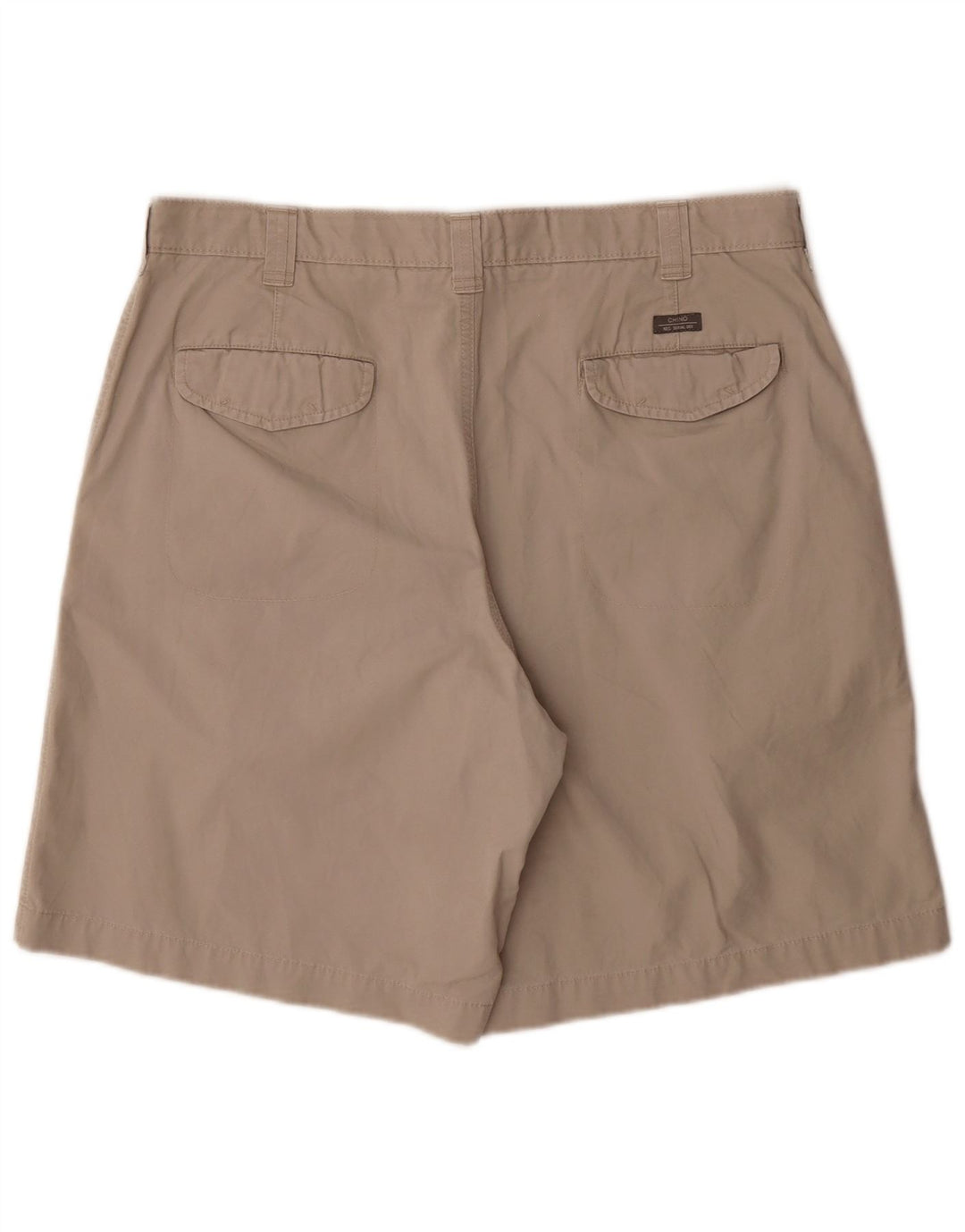 Pantaloncini chino da uomo Marks & Spencer blu Harbour W36 grandi cotone beige