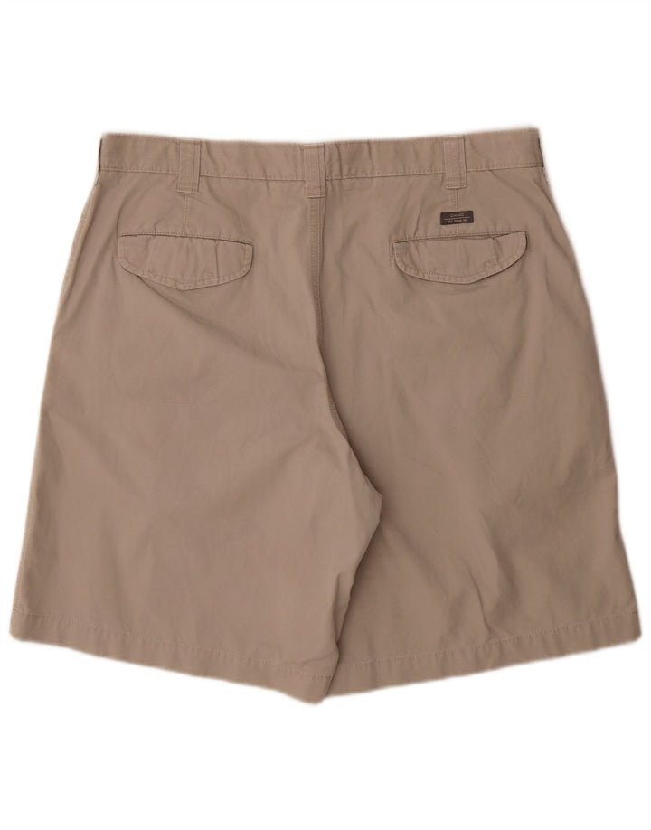 Pantaloncini chino da uomo Marks & Spencer blu Harbour W36 grandi cotone beige