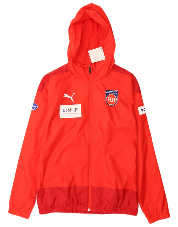 Giacca antipioggia Puma Uomo FussballClub Heidenheim 1846 UK 36 Small Rossa