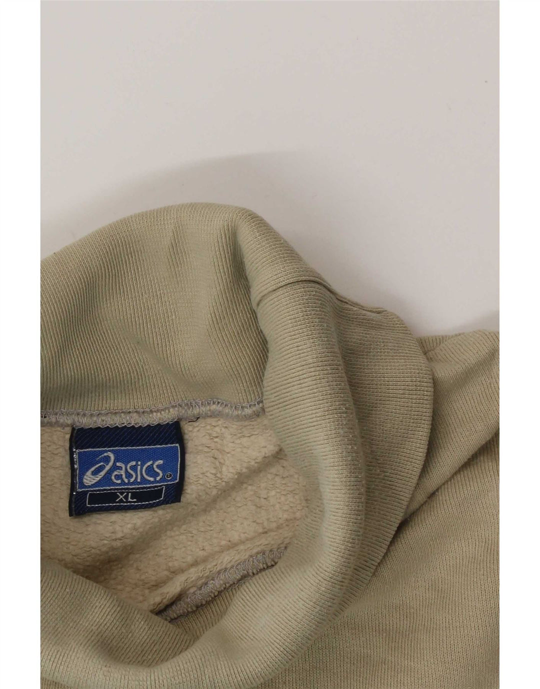 Felpa grafica da uomo Asics, maglione XL, color block beige