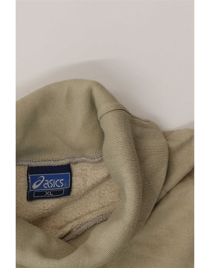 Felpa grafica da uomo Asics, maglione XL, color block beige