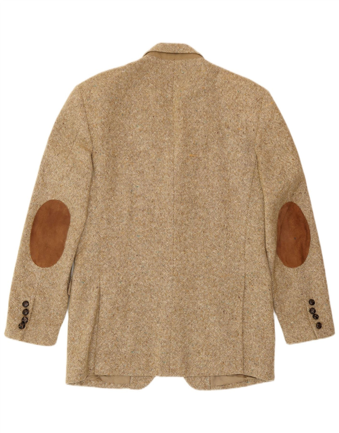 Giacca blazer a 3 bottoni da uomo John Hanly&Co Ltd UK 38 Beige medio screziato