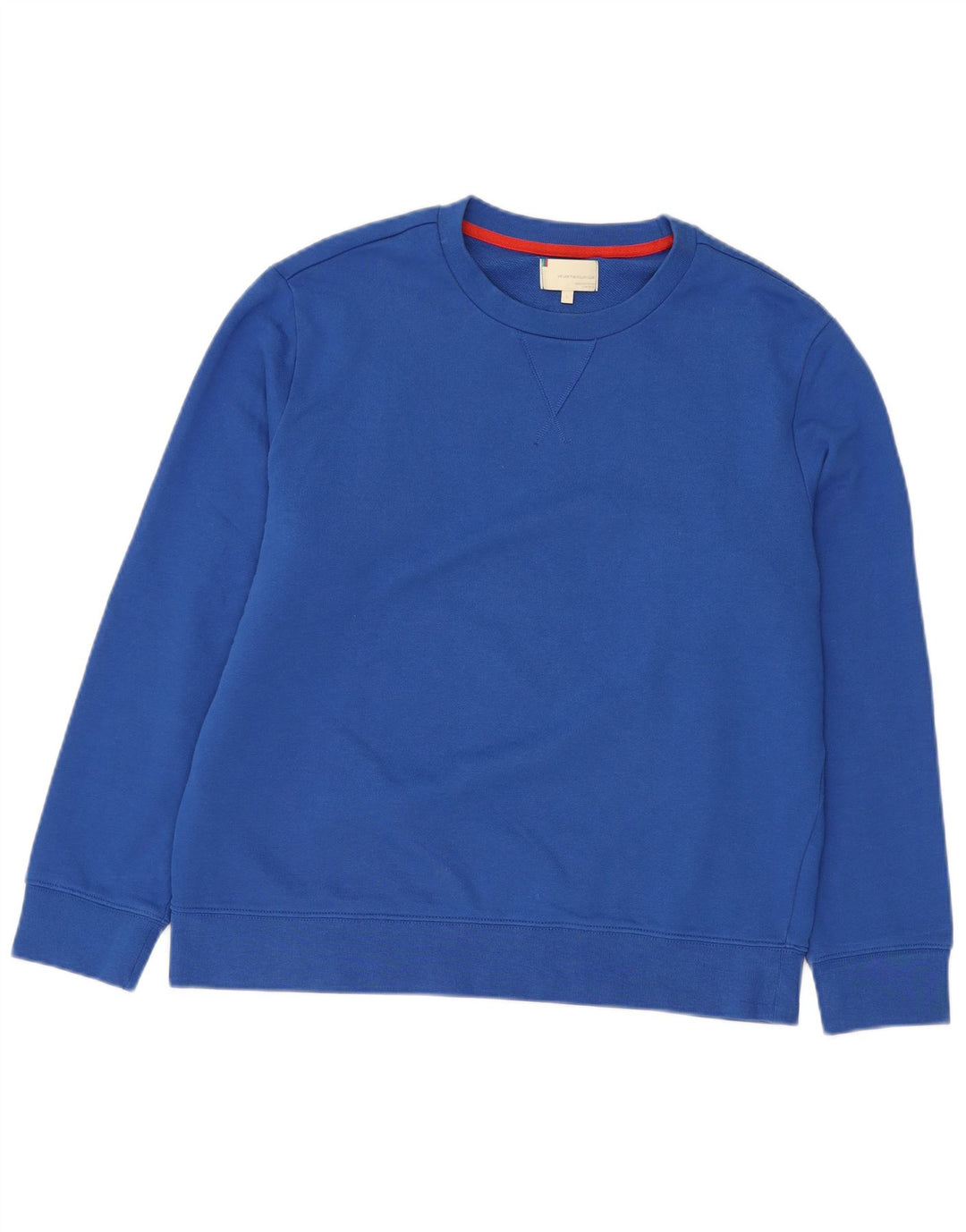 Felpa da uomo VINTAGE Maglione grande in cotone blu