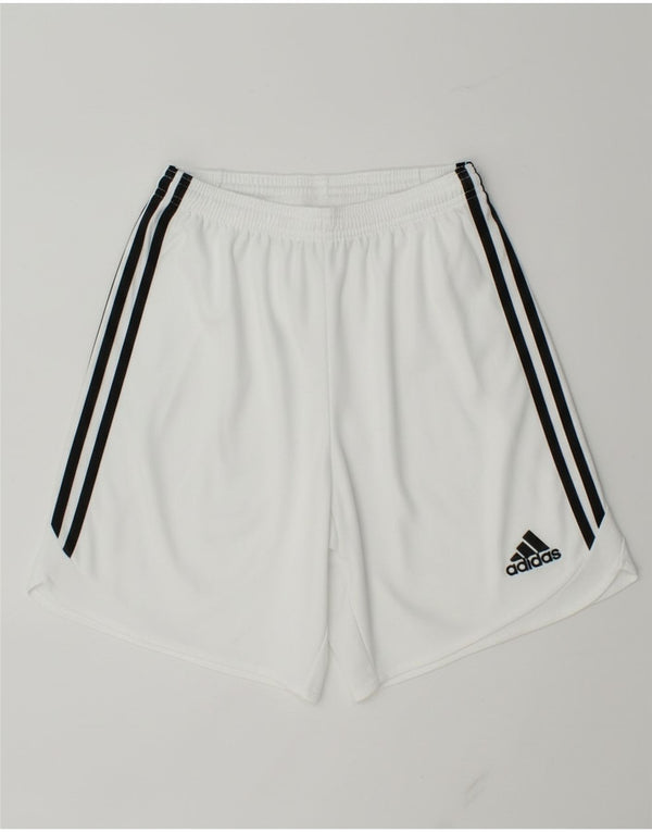 Pantaloncini sportivi Adidas Climacool da uomo XS poliestere bianco