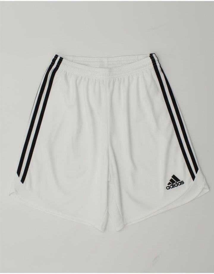 Pantaloncini sportivi Adidas Climacool da uomo XS poliestere bianco