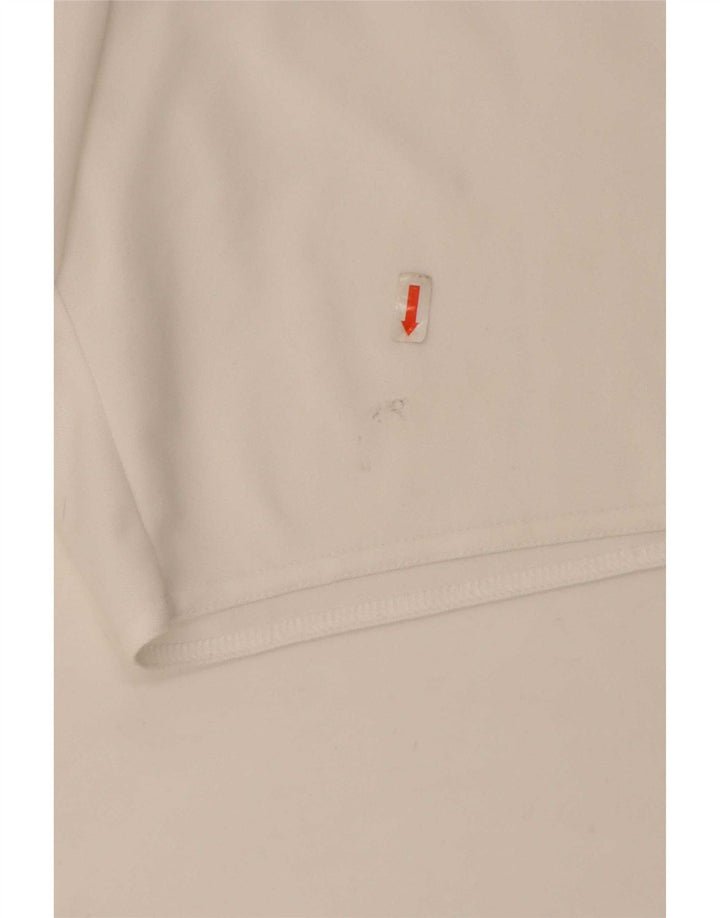 Pantaloncini sportivi Adidas Climalite da uomo di colore bianco medio in poliestere