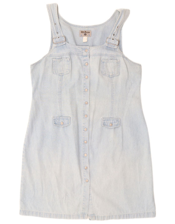 JOHN BANER Abito in denim senza maniche da donna IT 50 XL Cotone blu