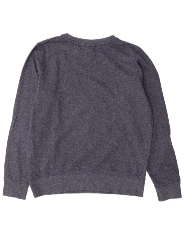 Felpa oversize con grafica da donna Weird Fish UK 10 piccola blu navy