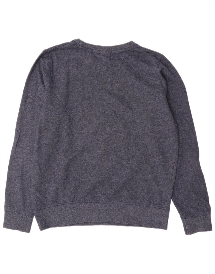 Felpa oversize con grafica da donna Weird Fish UK 10 piccola blu navy