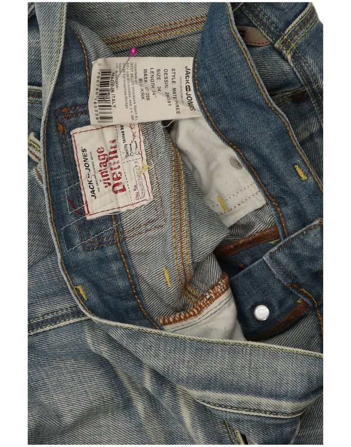 Jeans larghi da uomo Jack & Jones W34 L34 cotone blu