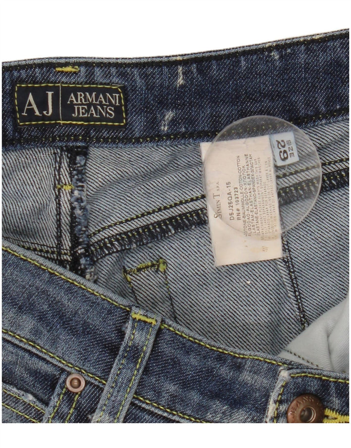 Jeans Bootcut da donna Armani W29 L30 cotone blu
