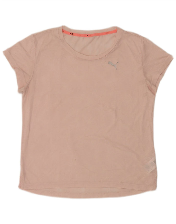 Maglietta da donna Puma Top UK 16Large rosa poliestere
