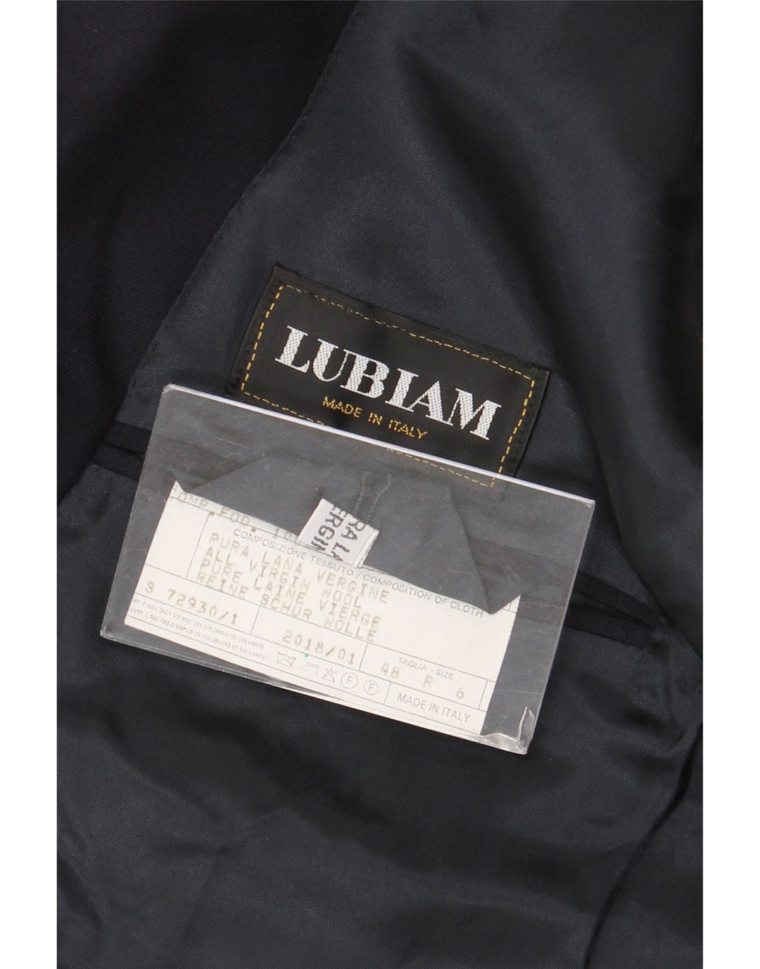 Giacca Blazer Doppiopetto Uomo Lubiam IT 48 Medio Blu Navy