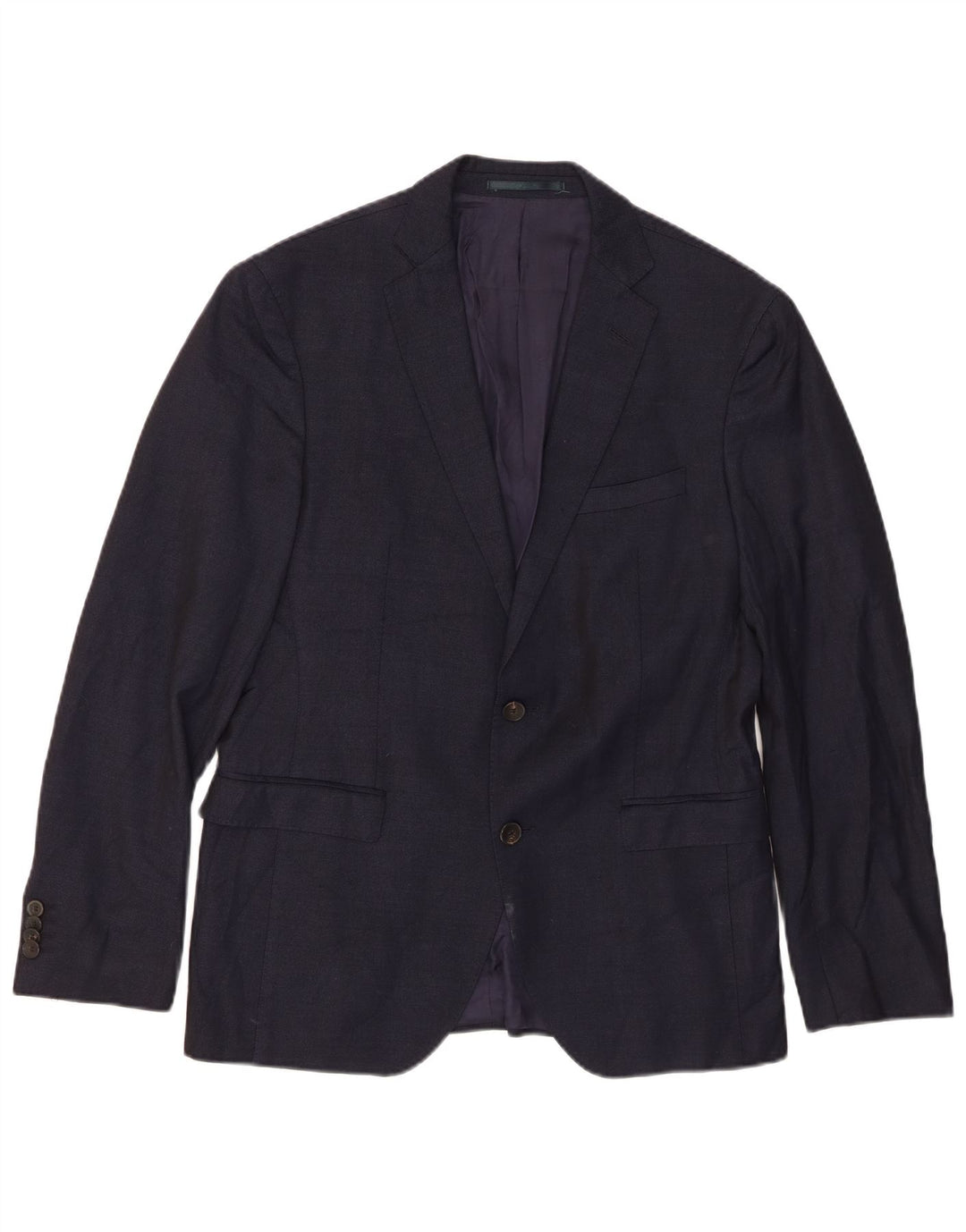 Giacca blazer da uomo a 2 bottoni Hugo Boss EU 46 Small Blu Navy