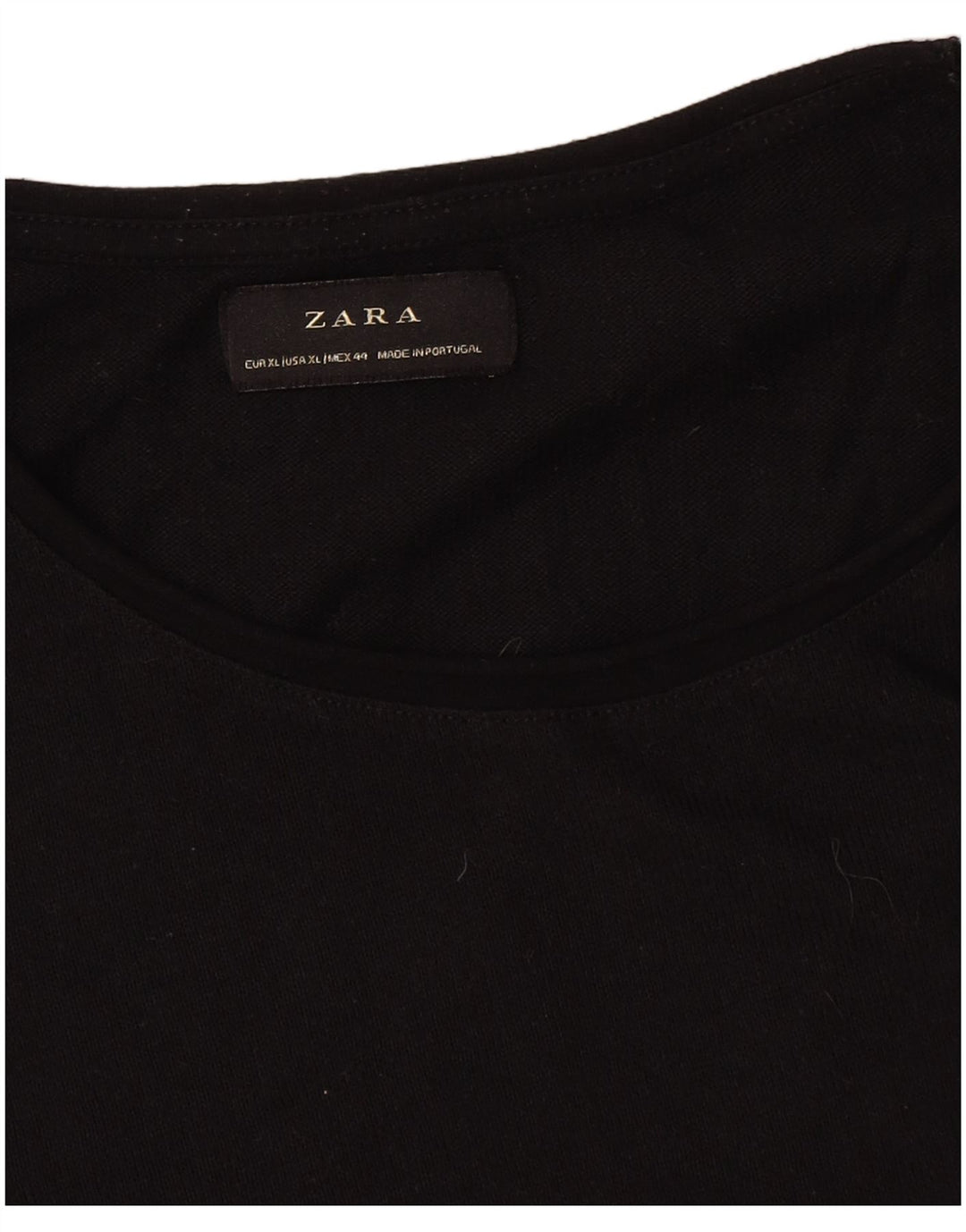 T-shirt Zara da uomo Top XL Nera