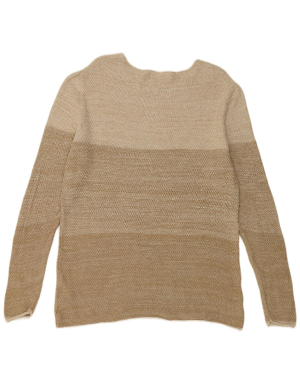 Jack & Jones Maglione da uomo con scollo a barca 2XL Cotone color block beige