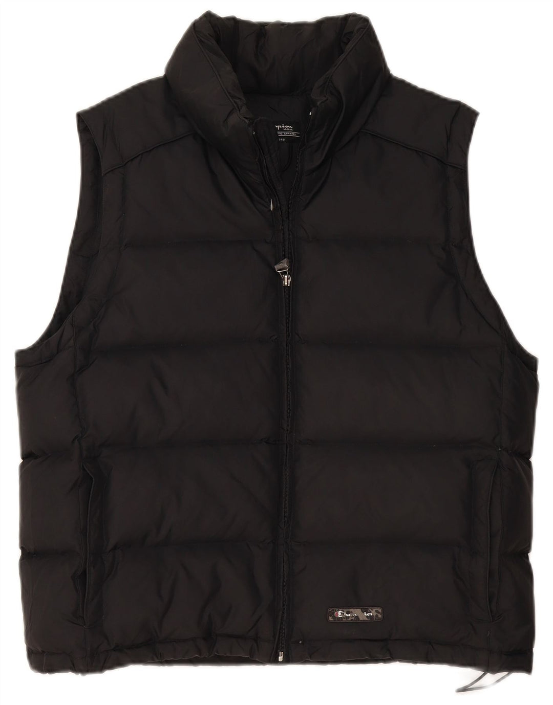 Gilet imbottito da uomo Champion Large nero in poliammide